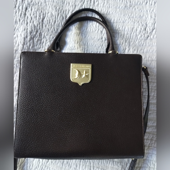 Barry Kieselstein- Cord Vintage Moonstar Kelly Handbag Brown - Picture 10 of 16